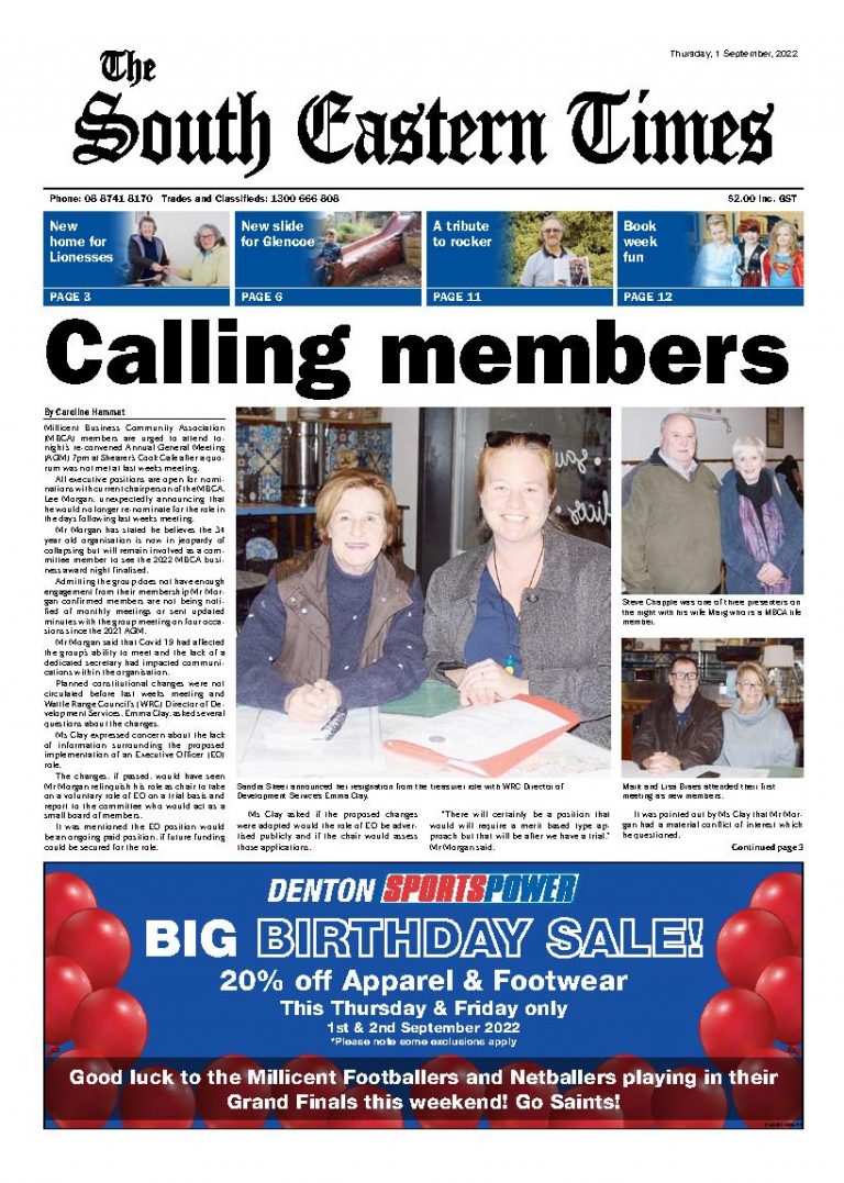 The South Eastern Times – 1st September 2022