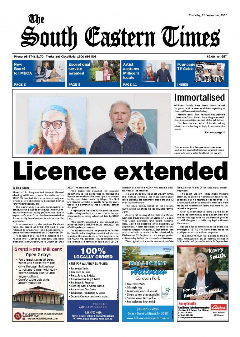 The South Eastern Times – 22nd September 2022