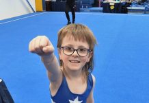 Fun times at gymnastic events