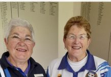 Penola bowlers on the greens