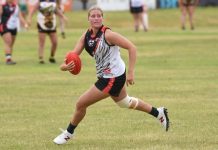 Split second round for women footballers