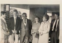 Who is rubbing shoulders with Millicent’s Mayor?