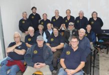 Model railway group arrives at destination