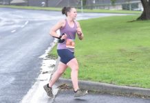 Rain fails to dampen spirits on the trail