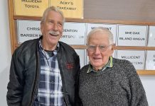 Showers cut competition short