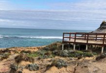 Boozy Gully cliff cracks