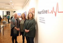 Joyful hearts on display