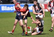 West holds off fast-finishing Saints