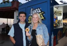 Foreshore fireworks attract hundreds