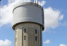 Tower to take on blue hue