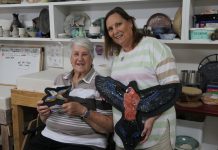 Potters take flight for gallery wall