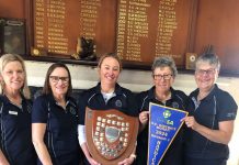 Winners on the green