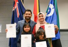Special day for new Australian Citizens