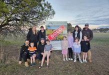 Families invest in town’s future growth