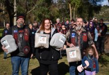 Riders donation to Four Reasons Why