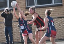 West dominates the court against East