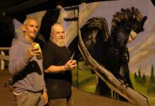 Birds of a feather spray together