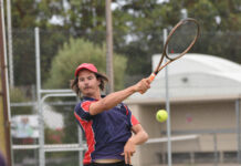 Rain impacts tennis across region