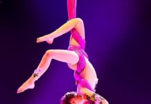 Up in the air for the circus