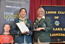 Choi claims Lions Youth of the Year State Final