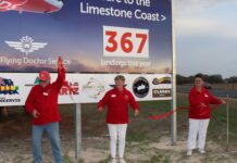 Sign celebrates service