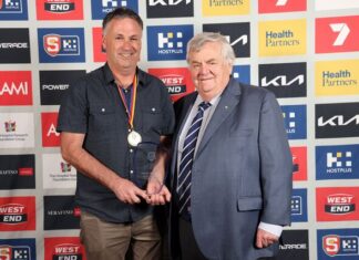 Salmon makes a splash at SANFL volunteer awards