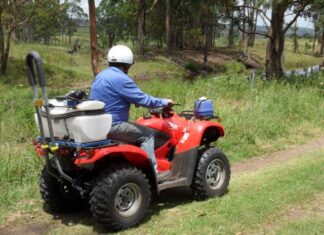 All-terrain bike safety alert