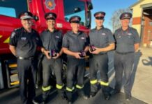 Firefighters recognised for service