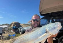 Fine weather brings anglers out