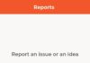 Reporting app probelms solved
