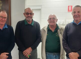 Vets enjoy Bordertown course